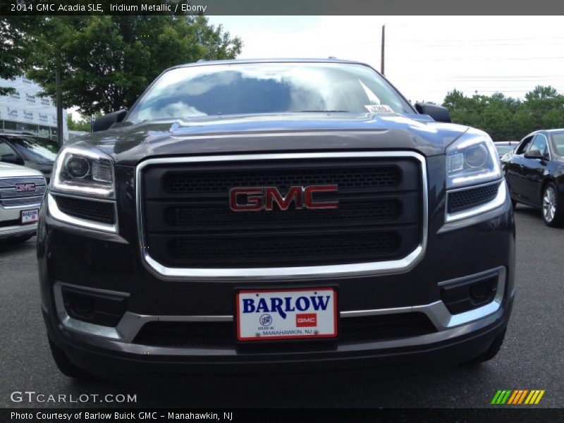 Iridium Metallic / Ebony 2014 GMC Acadia SLE