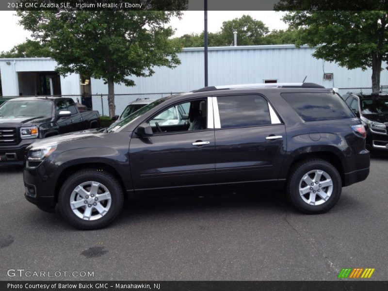 Iridium Metallic / Ebony 2014 GMC Acadia SLE