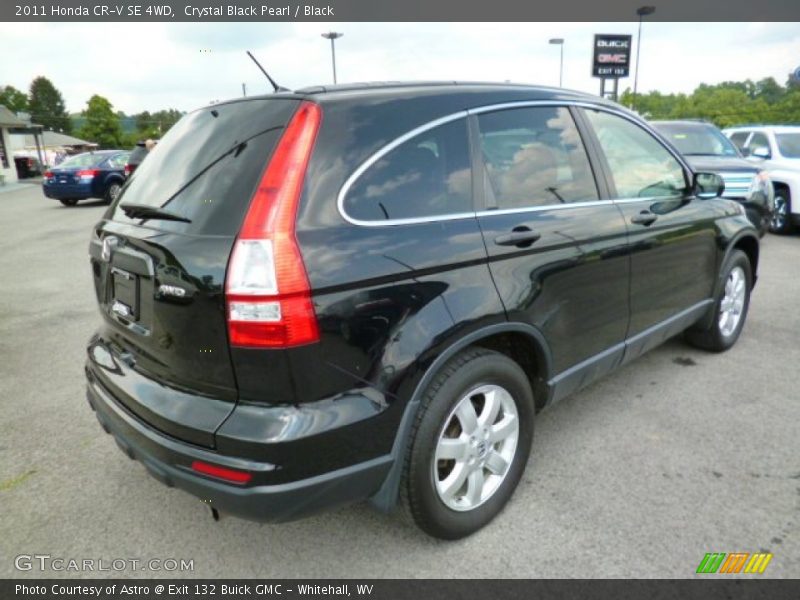 Crystal Black Pearl / Black 2011 Honda CR-V SE 4WD