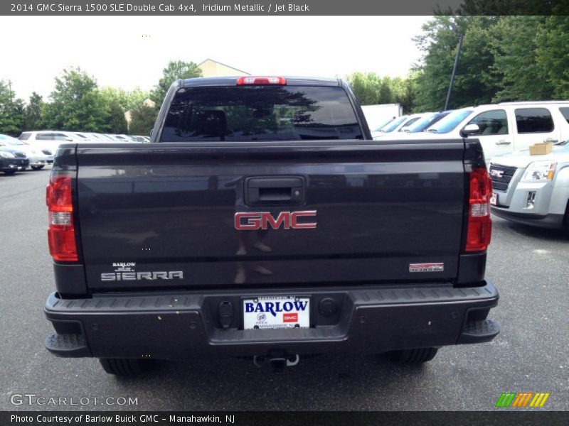 Iridium Metallic / Jet Black 2014 GMC Sierra 1500 SLE Double Cab 4x4