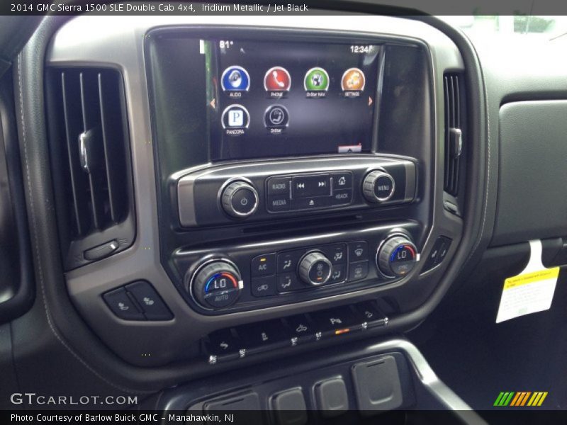 Iridium Metallic / Jet Black 2014 GMC Sierra 1500 SLE Double Cab 4x4