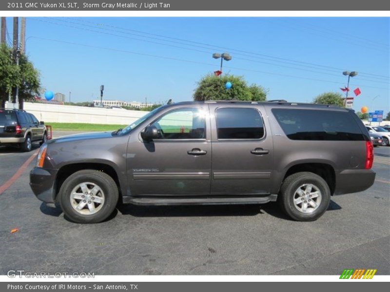 Storm Gray Metallic / Light Tan 2011 GMC Yukon XL SLT