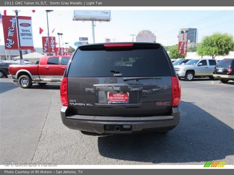 Storm Gray Metallic / Light Tan 2011 GMC Yukon XL SLT