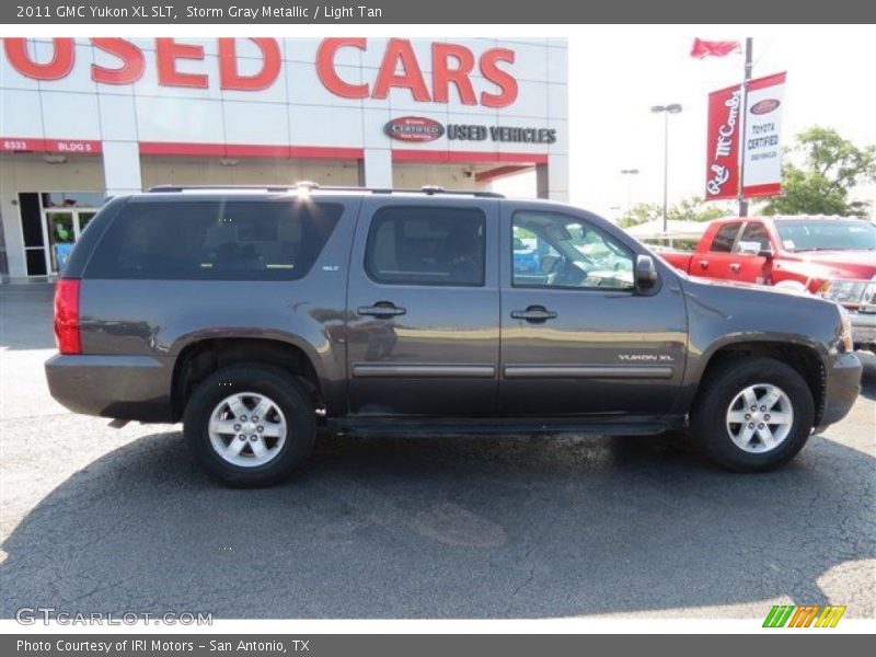 Storm Gray Metallic / Light Tan 2011 GMC Yukon XL SLT