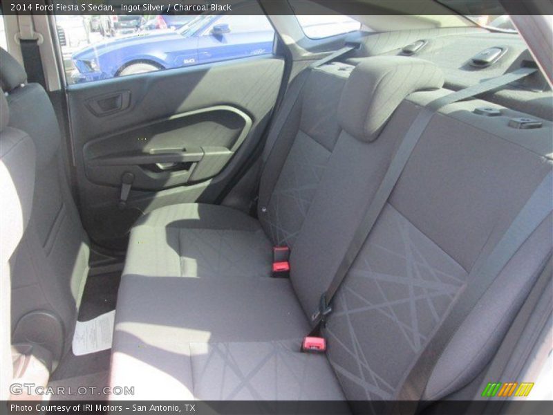 Ingot Silver / Charcoal Black 2014 Ford Fiesta S Sedan