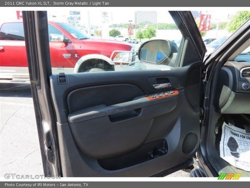 Storm Gray Metallic / Light Tan 2011 GMC Yukon XL SLT