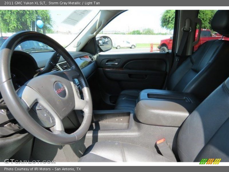 Storm Gray Metallic / Light Tan 2011 GMC Yukon XL SLT