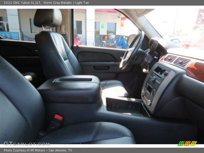 Storm Gray Metallic / Light Tan 2011 GMC Yukon XL SLT