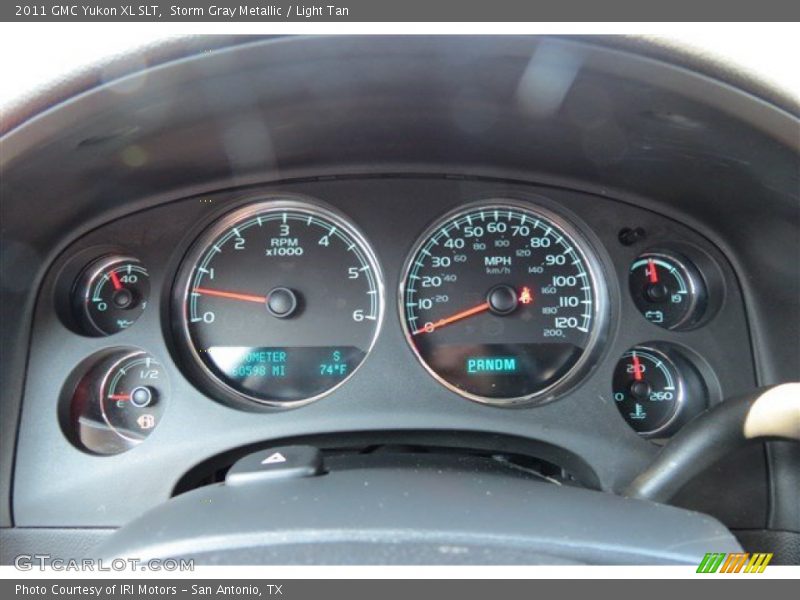 Storm Gray Metallic / Light Tan 2011 GMC Yukon XL SLT