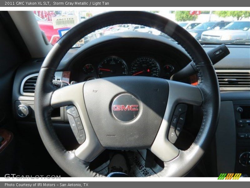 Storm Gray Metallic / Light Tan 2011 GMC Yukon XL SLT