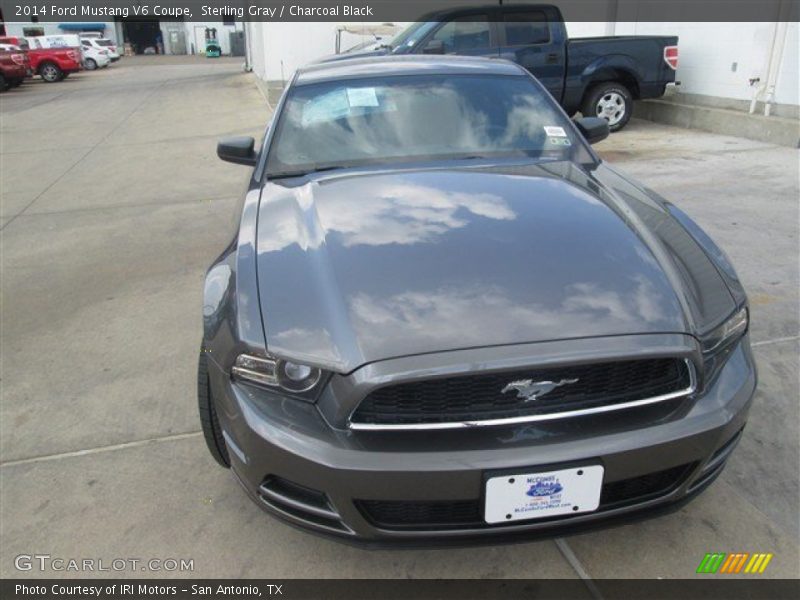 Sterling Gray / Charcoal Black 2014 Ford Mustang V6 Coupe