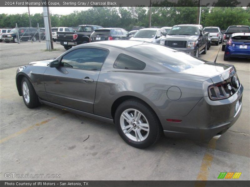 Sterling Gray / Charcoal Black 2014 Ford Mustang V6 Coupe