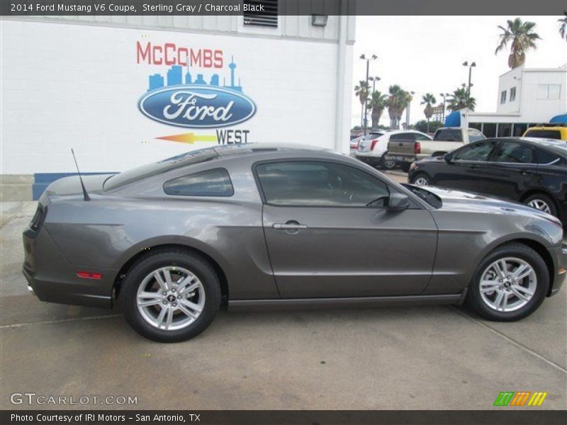 Sterling Gray / Charcoal Black 2014 Ford Mustang V6 Coupe
