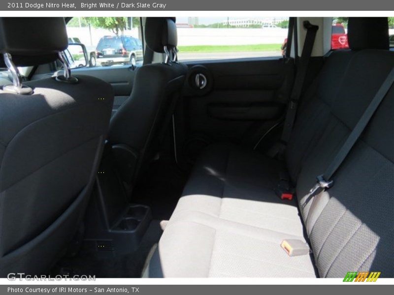 Bright White / Dark Slate Gray 2011 Dodge Nitro Heat