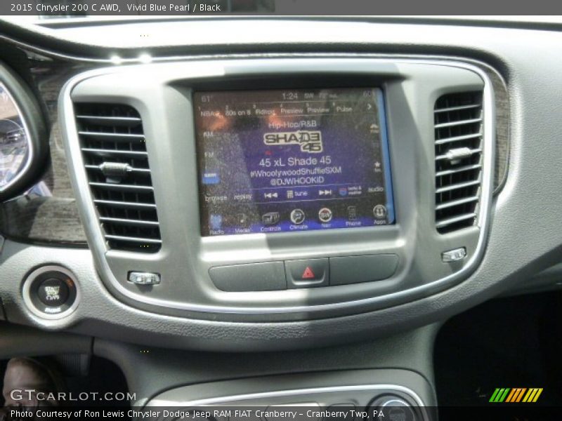 Vivid Blue Pearl / Black 2015 Chrysler 200 C AWD