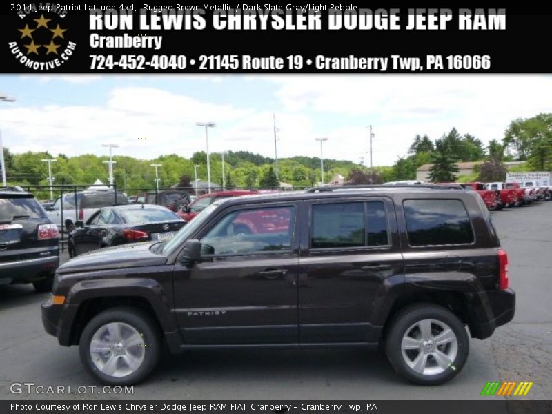 Rugged Brown Metallic / Dark Slate Gray/Light Pebble 2014 Jeep Patriot Latitude 4x4