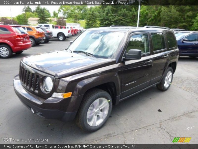 Rugged Brown Metallic / Dark Slate Gray/Light Pebble 2014 Jeep Patriot Latitude 4x4