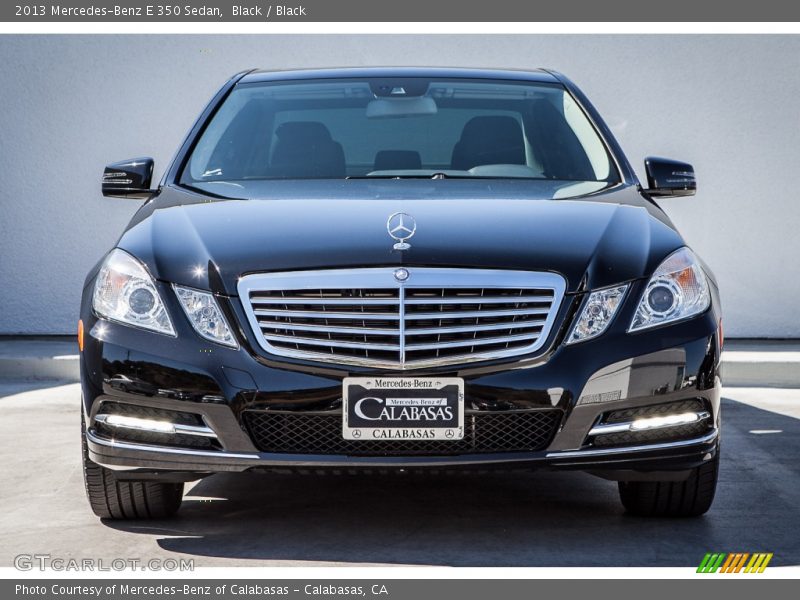 Black / Black 2013 Mercedes-Benz E 350 Sedan