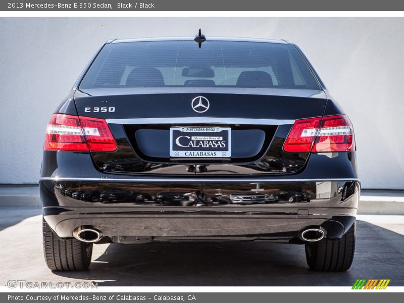 Black / Black 2013 Mercedes-Benz E 350 Sedan