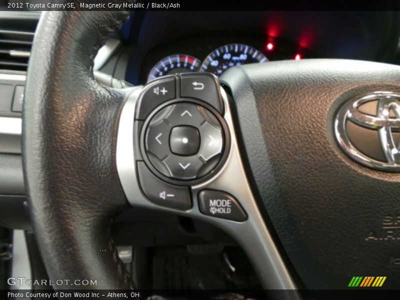 Magnetic Gray Metallic / Black/Ash 2012 Toyota Camry SE