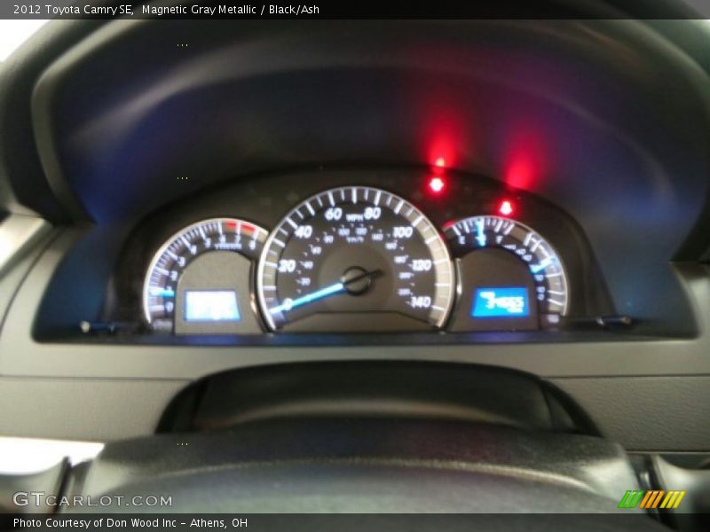 Magnetic Gray Metallic / Black/Ash 2012 Toyota Camry SE