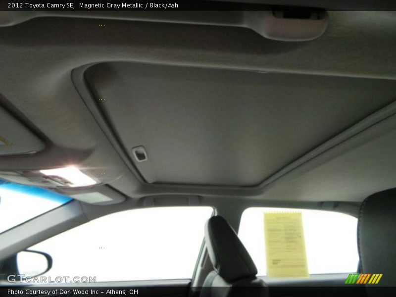 Magnetic Gray Metallic / Black/Ash 2012 Toyota Camry SE