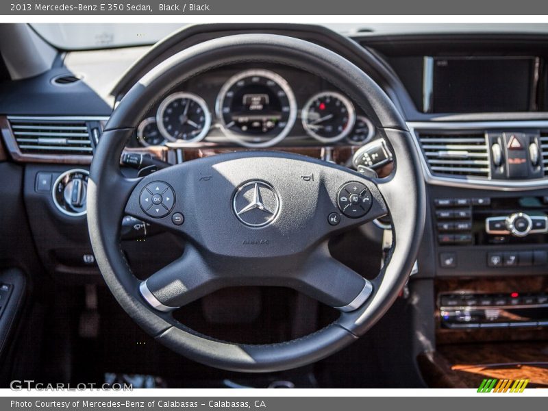 Black / Black 2013 Mercedes-Benz E 350 Sedan