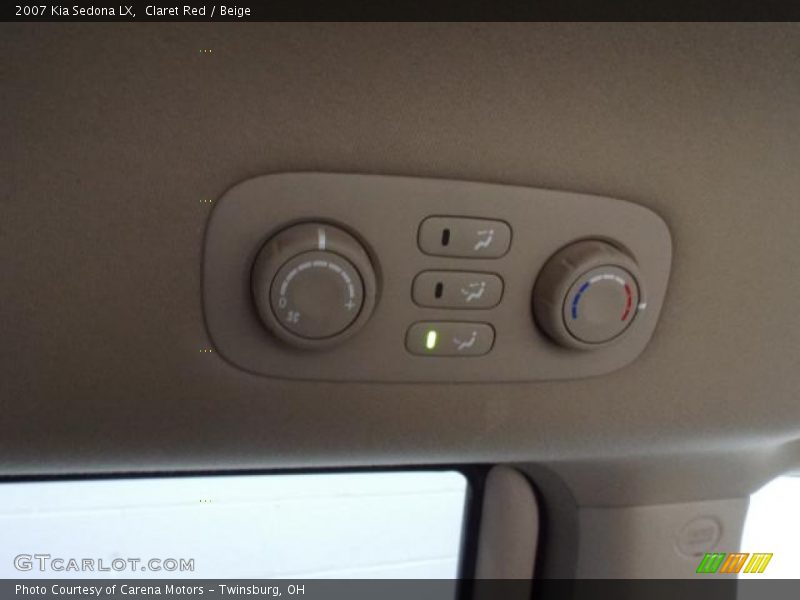 Claret Red / Beige 2007 Kia Sedona LX