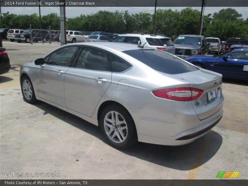 Ingot Silver / Charcoal Black 2014 Ford Fusion SE