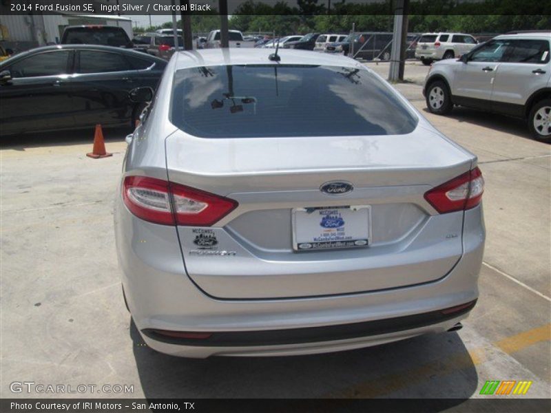 Ingot Silver / Charcoal Black 2014 Ford Fusion SE