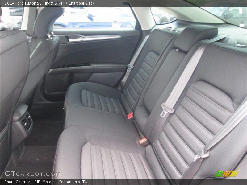 Ingot Silver / Charcoal Black 2014 Ford Fusion SE
