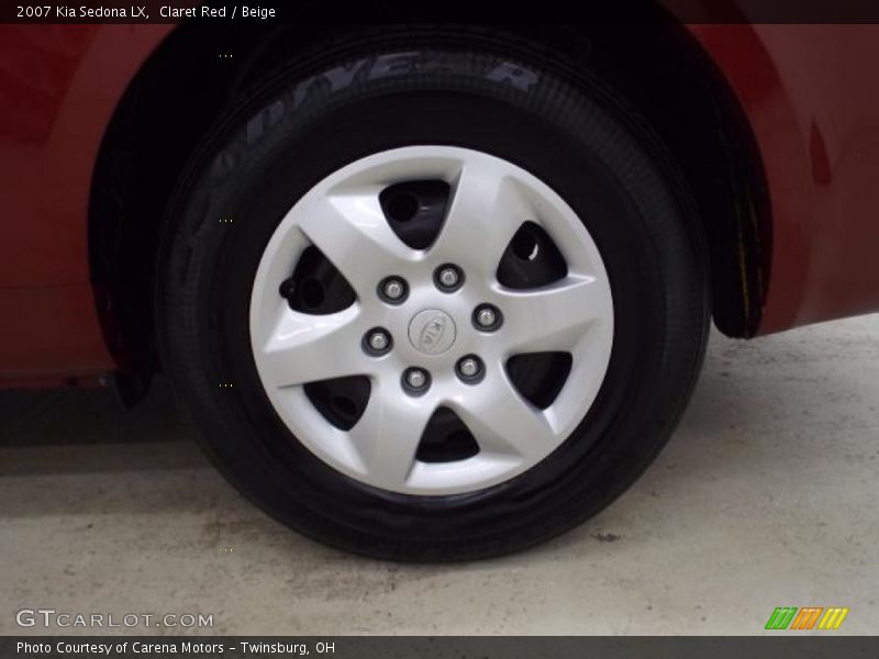 Claret Red / Beige 2007 Kia Sedona LX