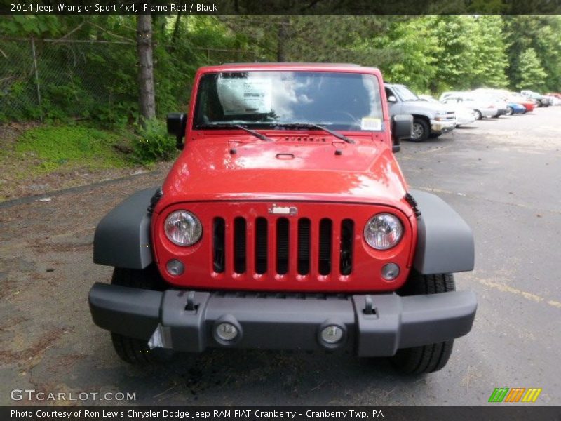 Flame Red / Black 2014 Jeep Wrangler Sport 4x4