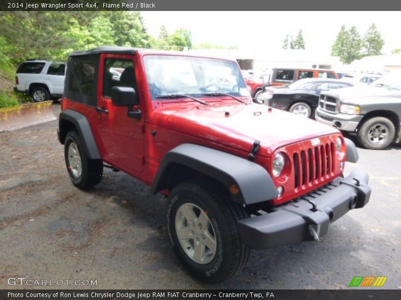 Flame Red / Black 2014 Jeep Wrangler Sport 4x4