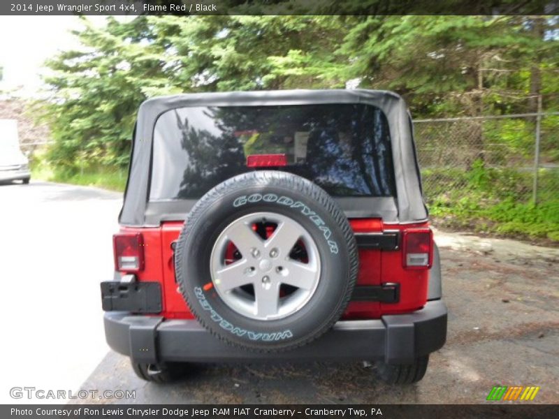 Flame Red / Black 2014 Jeep Wrangler Sport 4x4