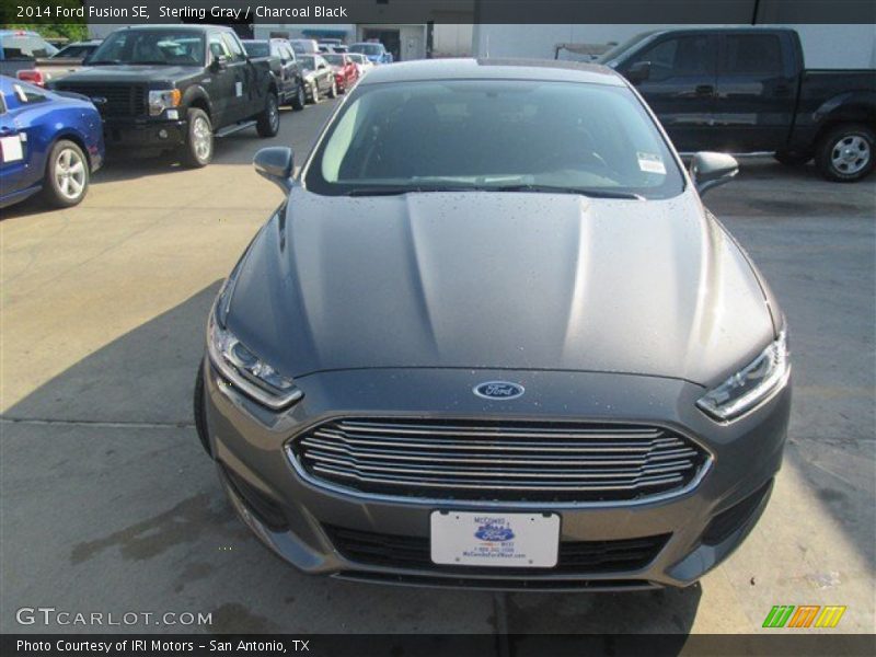 Sterling Gray / Charcoal Black 2014 Ford Fusion SE