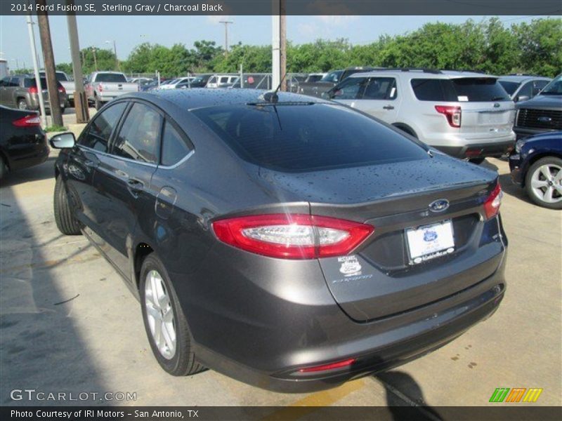 Sterling Gray / Charcoal Black 2014 Ford Fusion SE