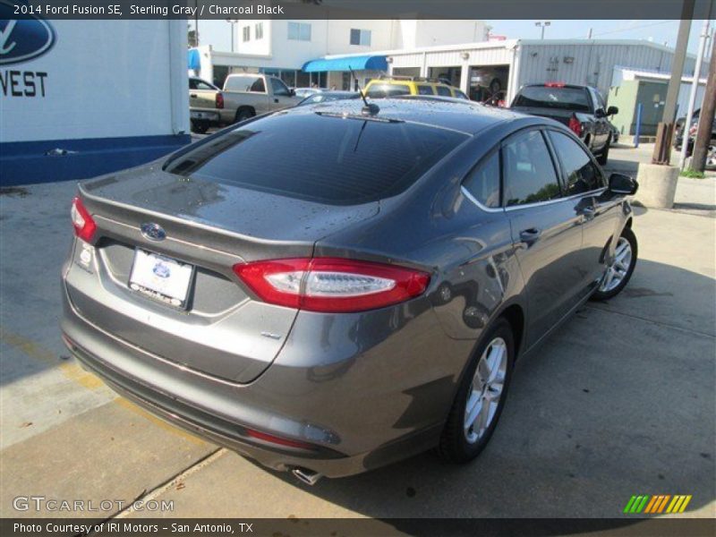 Sterling Gray / Charcoal Black 2014 Ford Fusion SE