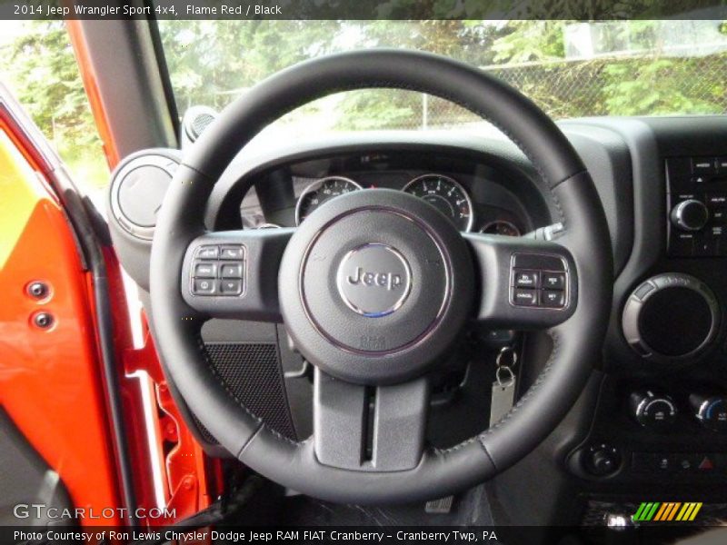Flame Red / Black 2014 Jeep Wrangler Sport 4x4