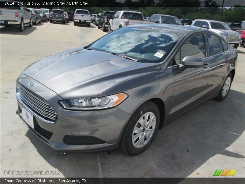 Sterling Gray / Earth Gray 2014 Ford Fusion S