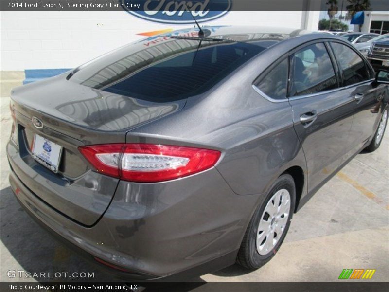 Sterling Gray / Earth Gray 2014 Ford Fusion S