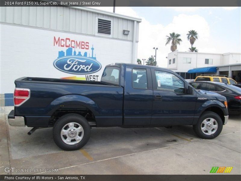 Blue Jeans / Steel Grey 2014 Ford F150 XL SuperCab