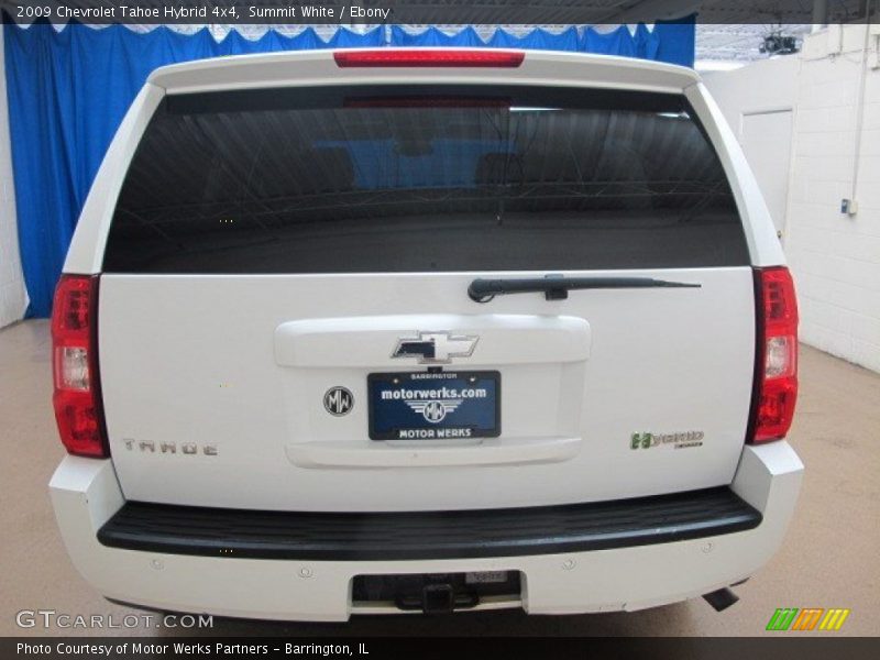 Summit White / Ebony 2009 Chevrolet Tahoe Hybrid 4x4