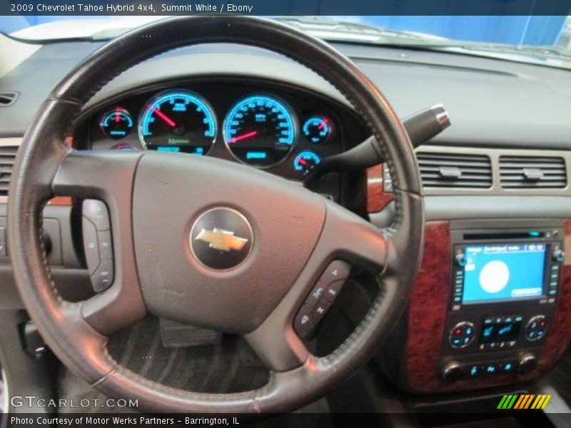 Summit White / Ebony 2009 Chevrolet Tahoe Hybrid 4x4