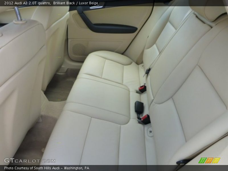 Rear Seat of 2012 A3 2.0T quattro