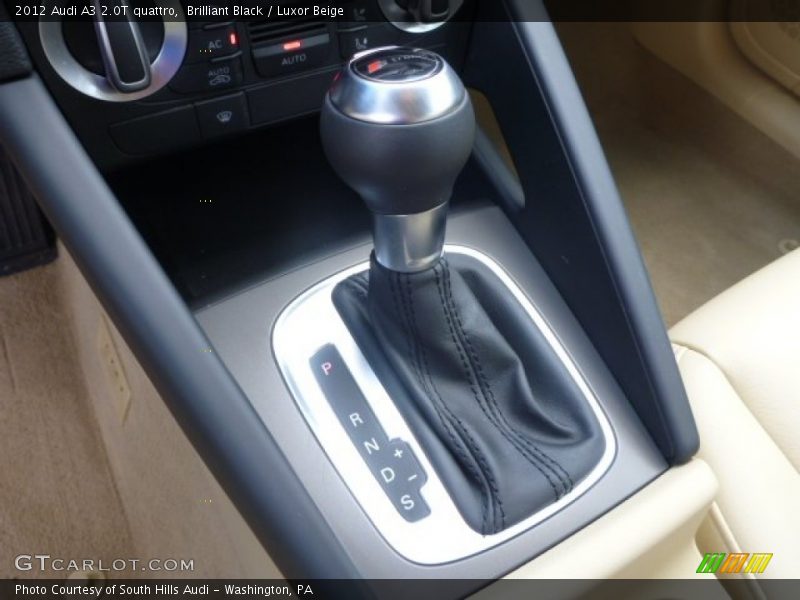  2012 A3 2.0T quattro 6 Speed S tronic Dual-Clutch Automatic Shifter