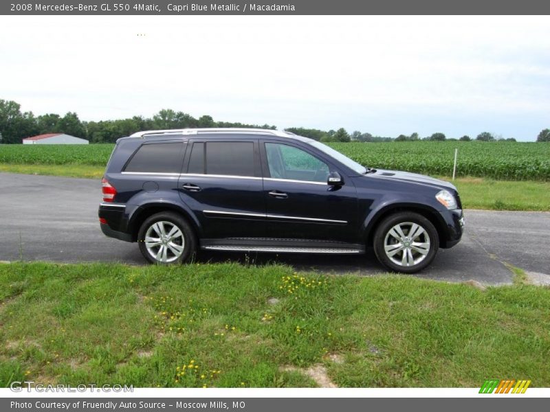 Capri Blue Metallic / Macadamia 2008 Mercedes-Benz GL 550 4Matic