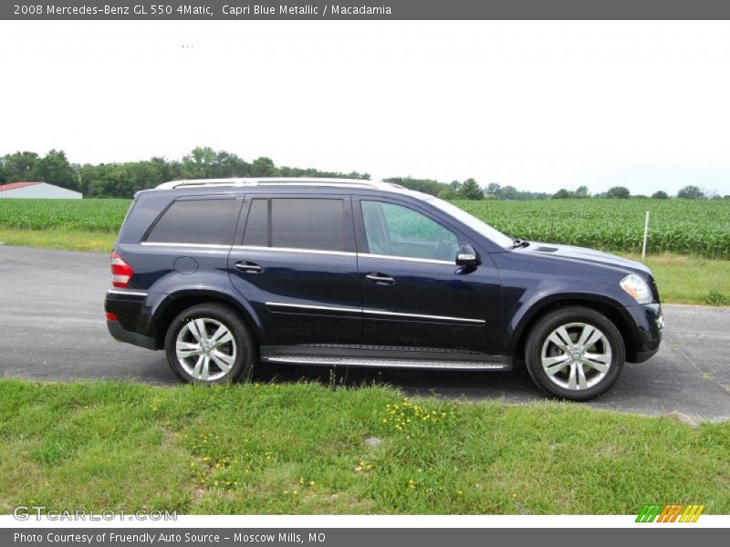 Capri Blue Metallic / Macadamia 2008 Mercedes-Benz GL 550 4Matic