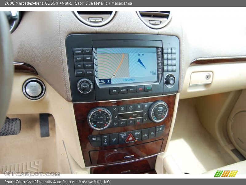 Controls of 2008 GL 550 4Matic