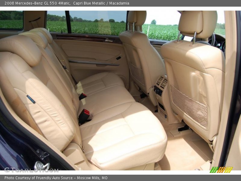 Rear Seat of 2008 GL 550 4Matic